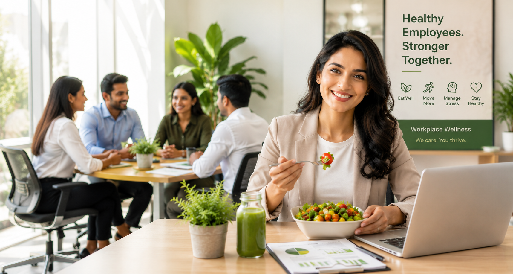 Corporate workplace wellness and nutrition program