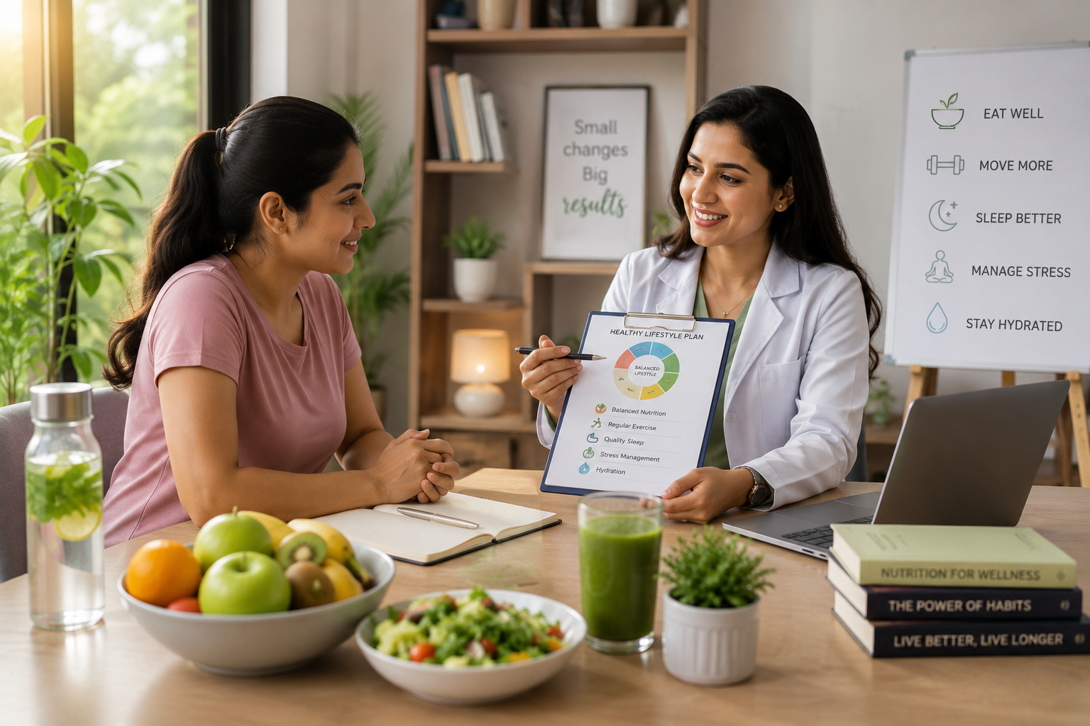 Lifestyle modification coaching for lasting healthy habits