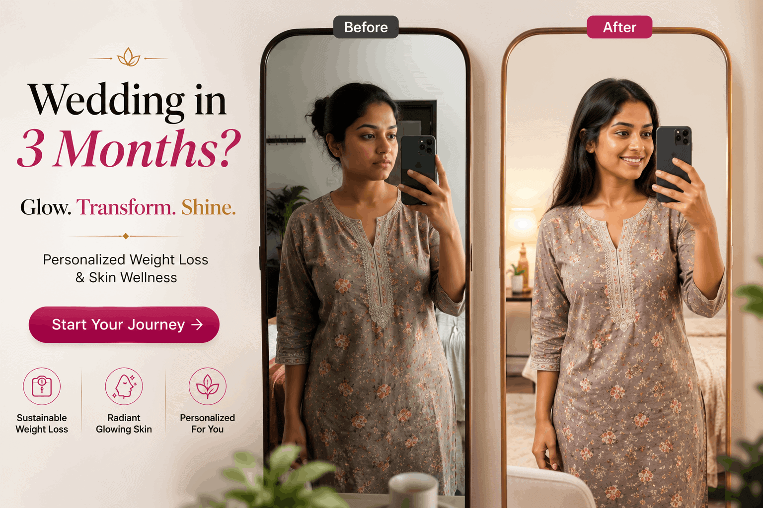 Foods that naturally improve skin glow for brides
