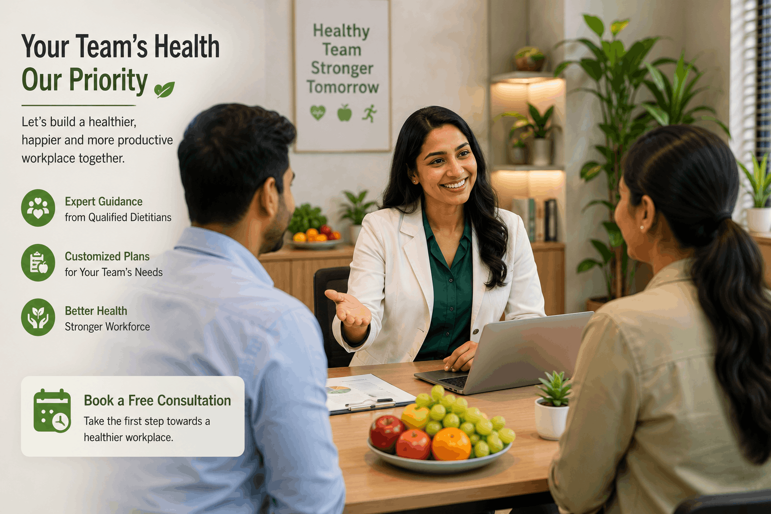 Book your corporate nutrition consultation